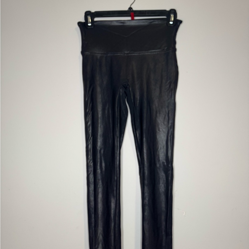 Black Faux Leather Leggings